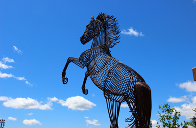 Morrisville Horse Statue